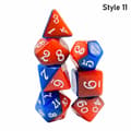 7 stk./sæt terninger Polyhedriske terninger STIL 11 STIL Style 11 Style 11