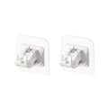 Miniatyrbild 2 av 3: 2-pack Gardinstångshållare Självhäftande - Hållare för Gardiner Vit