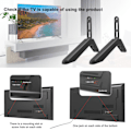Miniatyrbillede 3 af 5: Universal TV-stativfod med skruer, nem installation, bordsplade, TV-ben til Vizio, Samsung, LG, TCL, Hisense