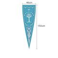Miniatyrbillede 3 af 3: 46x150cm Middelalderligt Kongerige Rohan Gondor Hestetræ Banner Flag Vægdekoration Hjem Soveværelse Stue Vimpel Flag Burgees Dekor E