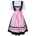 Pikkukuva 4 / 4: Saksalaisen Oktoberfest-asu naisille Dirndl Perinteinen Baijerilainen Olutkarnevaali Fraulein Cosplay Puku -hg Musta XL