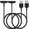 Miniatyrbillede 1 af 3: Oplader til Fitbit Charge 5 / Charge 6 / Luxe, [2-pak, 3,3 ft] Udskiftningsopladningskabel