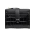 Liten plånbok Bifold-korthållare SVART Black