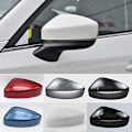 Pikkukuva 1 / 5: Auton ulkopeilin kuoren kotelo sivupeilin suojus sopii Maz-da CX5 CX-5 2017 2018 2019, helmenvalkoinen vasen silver left side