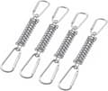 4-pack Markisfäste Spännfjäder, Legeringslåsfjäder, Markisfjäderspänne, Kraftiga Solsegels FästkitBY 4Pcs