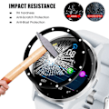 Miniatyrbild 3 av 5: 3D Böjda Mjuka Skyddsfilm för Garmin Venu 2 Plus Venu3 Venu 3S Smartwatch Tillbehör Klar Anti-Rep Skydd för Venu 2 Plus 2-pack
