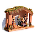 Miniatyrbild 1 av 2: Gos - Julkrubba Prydnader Jesus Juldekorationer Krubba Hus Festliga Hem Prydnader