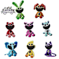 Miniatyrbillede 1 af 2: Smiling Critters Plyslegetøj Hopscotch Catnap Bearhug Plysdukke Julegaver style 9
