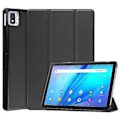 Miniatyrbilde 1 av 5: For Tcl Tab 10s 10,1 tommer, trefoldig slank lettvekts hardt skall Smart cover for Tcl Tab 10s cover med stativ - svart