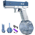 Miniatyrbild 1 av 4: Vattenpistol, rosa, elektrisk vattenpistol för vuxna, vattenpistoler för barn, batteridriven vattenpistol för vattenkrig blå 1 blue
