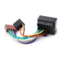 Miniatyrbillede 1 af 5: Bilstereo Audio ISO-strømkabeladapterkabel til Peugeot 207 307 407 til Citroen C2 C5 Radioantennekabeladapter