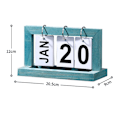 Miniatyrbild 2 av 10: Träevighetskalender med Vändbara Månader och Datumvisning 1 1 1 1