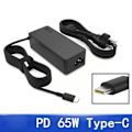 Miniatyrbild 3 av 5: Ny universell 65W USB-C bärbar laddare för Chromebooks, Thinkpads, bärbara datorer, telefoner, PD snabbladdning, typ-C strömadapter