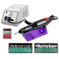 Miniatyrbild 1 av 5: Elektrisk nagelfil med 54 tillbehör - Pedikyr / Manikyr grå