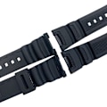 Miniatyrbillede 3 af 5: Til C asio SGW-100-serien Loop-justerbart armbånd i silikone Black