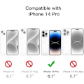 Miniatyrbillede 2 af 5: 1 stk Ultra Slim (0,35 mm tyndt) cover til iPhone 14 Pro 6,1 tommer
