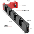 Miniatyrbillede 5 af 5: Opladningsdocka til Nintendo Switch Joy Cons