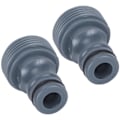 Miniatyrbillede 2 af 2: (Specialtilbud) 2 stk. hurtigkoblingsnippel G3/4 han gevind slange rør adapter havevanding