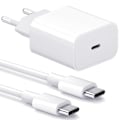 Miniatyrbild 2 av 2: (Specialerbjudande) 4-pack - Laddare för Samsung - Snabbladdare - Adapter + Kabel 30W Vit en one size