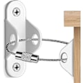 Miniatyrbilde 1 av 5: 6 stk Møbelankere Sett For Barnesikkerhet, Møbelstropper Brukes For Å Forhindre Fall Og Tippbeskyttelse, Kommode Eller Skap Til Veggankere white 12 pcs white