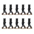 10x Poolkö Tip Clamp Portabel Biljardkö Tip Clamp för Spelare Hemma