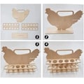 Miniatyrbilde 5 av 10: Egg oppbevaringsstativ Eggleggingsstativ BRUN Brown
