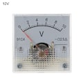 Miniatyrbillede 1 af 10: DC Voltmeter Analogt panelmeter 0-10V 0-10V 0-10V 0-10V