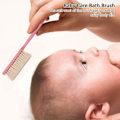 Miniatyrbillede 4 af 5: IC Baby Hårbørste Nyfødt Baby Gaver Baby Uld Blød Shampoo Børste H37 pink
