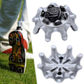 Miniatyrbillede 1 af 5: 20x Golf Sko Spikes Dubber Hurtig Twist Dobber Softspikes Til Footjoy