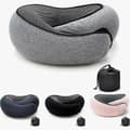 Rese Nackkudde U-formad Memory Foam Nackkuddar Massage Nackkudde Sovkudde för Flygplan Cervikal Hälsovårdskudde pink