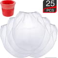 Miniatyrbillede 2 af 5: 25 stk. 5 Gallon Elastiske Malingsfilterposer Hvide Finmaskede Poser Malingsfilterpose til Hydroponisk Maling Havearbejde