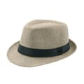 Herr Solid Farge Bredbrem Fedora Filt Hatt Panama Lue Båtsmann Sommer Strand Sol Light Khaki