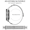 Miniatyrbillede 4 af 5: Type A Garmin Fenix 6S Milanese rem, blomstermønster, rustfrit stål, magnetisk mesh-urrem