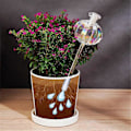 Miniatyrbillede 5 af 5: Glas Automatisk Plantevandingspærer Formet Blomsterplante Vand Drypper Stueplante Enhed Drypvanding Transparent Color