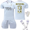Miniatyrbild 1 av 2: Golden Globe-vinnare #9 Benzema Special Edition fotbollsuniform style2 M
