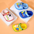 Miniatyrbild 1 av 2: ChildrenEVA toffel pojke heminredning söt tjej hål sko mjuk sula Length inside16cm 26#yellow