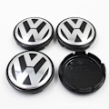 Miniatyrbild 1 av 4: 4Pack VW logotyp 56 mm cap Fälgemblem Fälgmärke #1 56mm