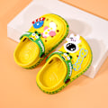 Miniatyrbild 2 av 2: ChildrenEVA toffel pojke heminredning söt tjej hål sko mjuk sula Length inside16cm 26#yellow