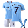 Miniatyrbild 1 av 2: Manchester City tröja 22-23 Fotbollströja Mci tröja STERLING7 XL