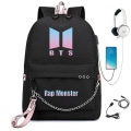 Miniatyrbild 1 av 4: Bts Ryggsäck Söt USB Color-19