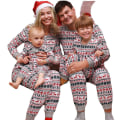 Miniatyrbild 1 av 4: Familj Matchande julpyjamas Barn Vuxen Set Baby Nattkläder Kid-3Y