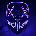 Miniatyrbild 2 av 2: Halloween Enemy Glow Mask Ghost Step Dance Kall Ljus Påsk 5# 27X17cm