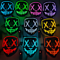 Miniatyrbild 1 av 2: Halloween Enemy Glow Mask Ghost Step Dance Kall Ljus Påsk 2# 27X17cm