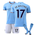 Miniatyrbild 1 av 2: De Bruyne Fotbollströja Kit för pojkar M