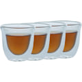 Miniatyrbillede 1 af 4: La Cafetiere Double Walled Glass Espresso Cups - set 4 pcs
