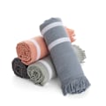 Pikkukuva 1 / 5: Walra Fouta Hammam-pyyhe Sunny Stripes 100x180cm Walra Fouta Hamam-pyyhe Auringonkukka Raidat 100x180cm - Terra