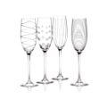 Miniatyrbillede 1 af 2: Mikasa Cheers Set Of 4 Flute Glasses