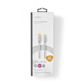 Pikkukuva 5 / 6: Nedis USB-kaapeli, USB Type C - Apple Lightning 8-pin - 1.0m