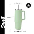 Pikkukuva 4 / 10: S'well XL Tumbler | 1180ml - Hydrangea Pink ja Pistaasi