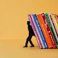 Miniatyrbillede 2 af 5: Balvi Bookend Too Many Books